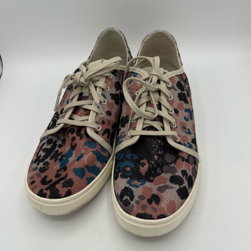 Olukai Pehuea Li Women's Size 12 Camo Mesh Casual Shoes Sneakers Lace Up
